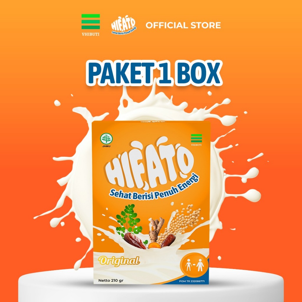 

HIFATO Kids - Susu Penambah Berat Badan Paket 1 Box
