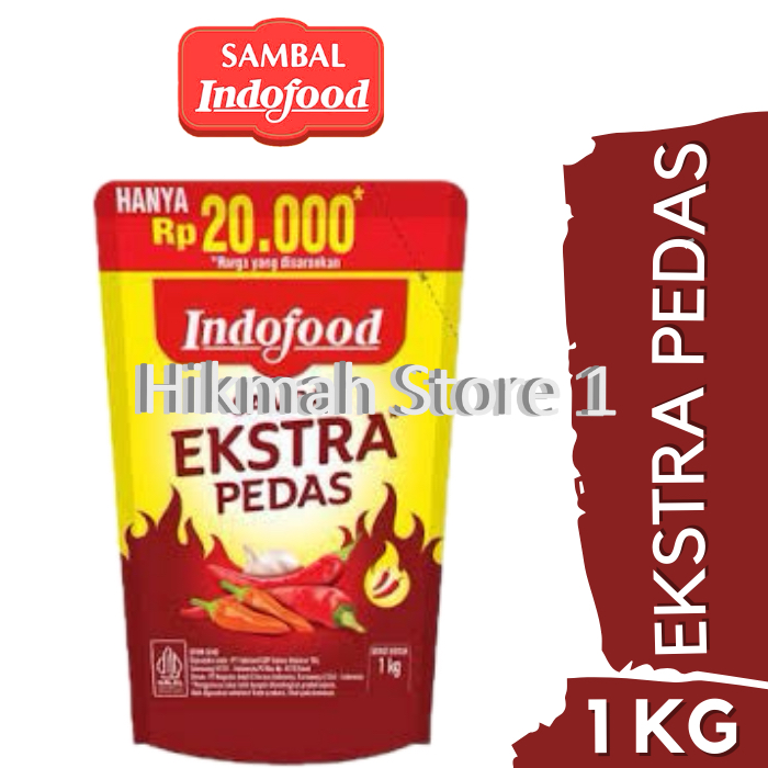 

Indofood Sambal Extra Pedas Kemasan Refill 1kg