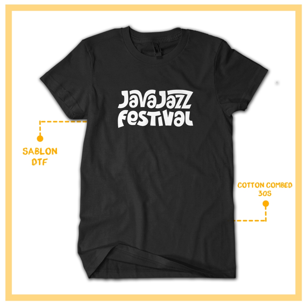 KAOS DISTRO JAVA JAZZ FESTIVAL KONSER MUSIK VIRAL TERLARIS NIDARSTORE