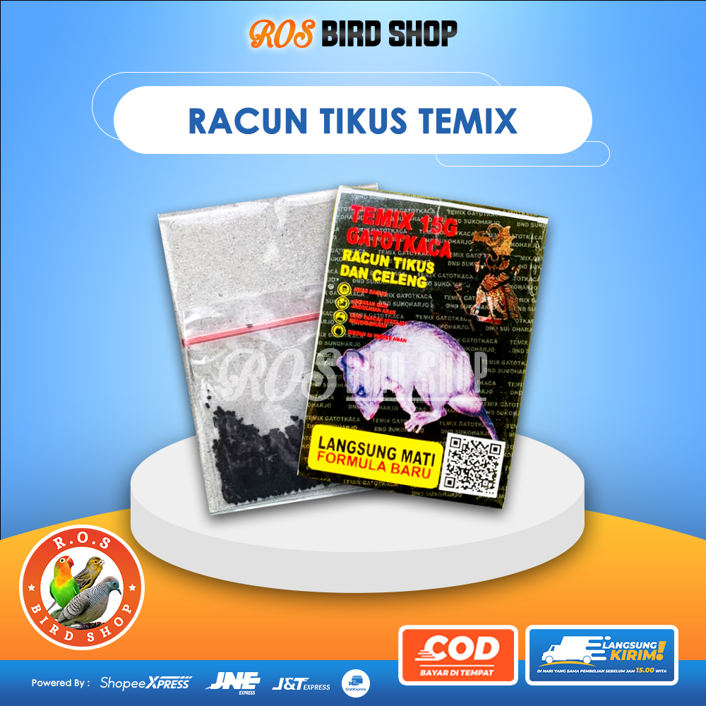 TEMIK GATOTKACA Racun Tikus dan celeng Pembasmi Tikus Mati Kering