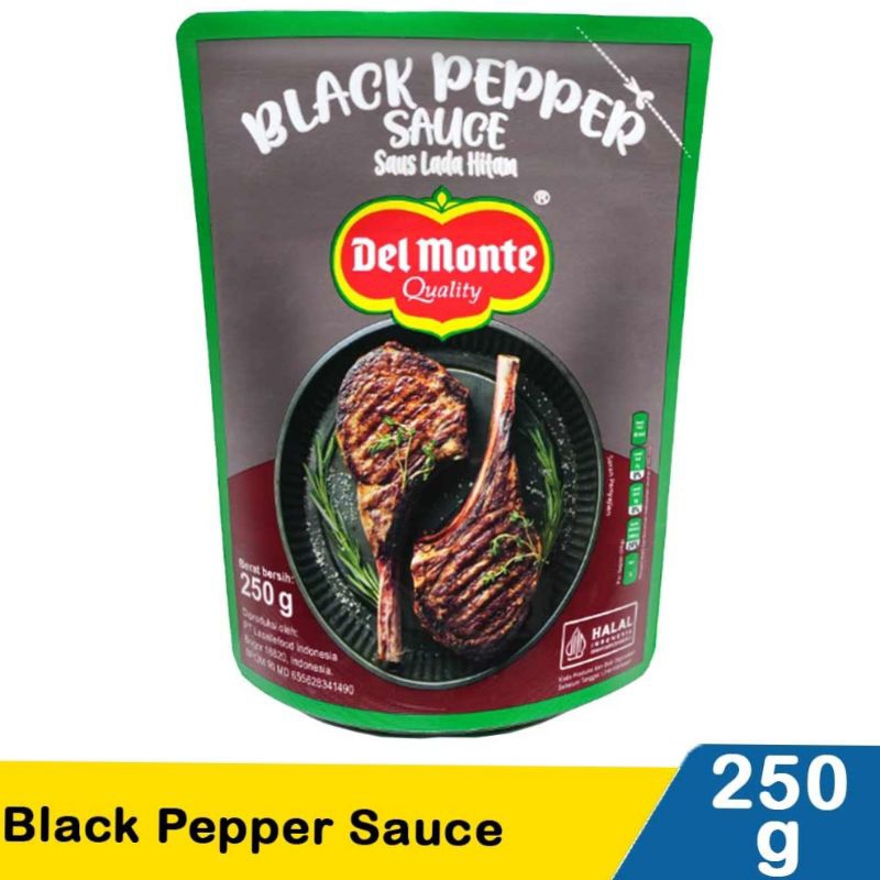 

Delmonte Saus Lada Hitam/ Blackpaper Sauce 250 gr PROMO