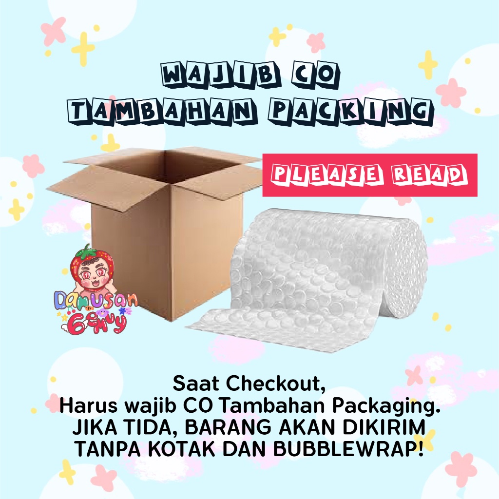 

[WAJIB CO] Packaging Tambahan Kardus+Bubble wrap