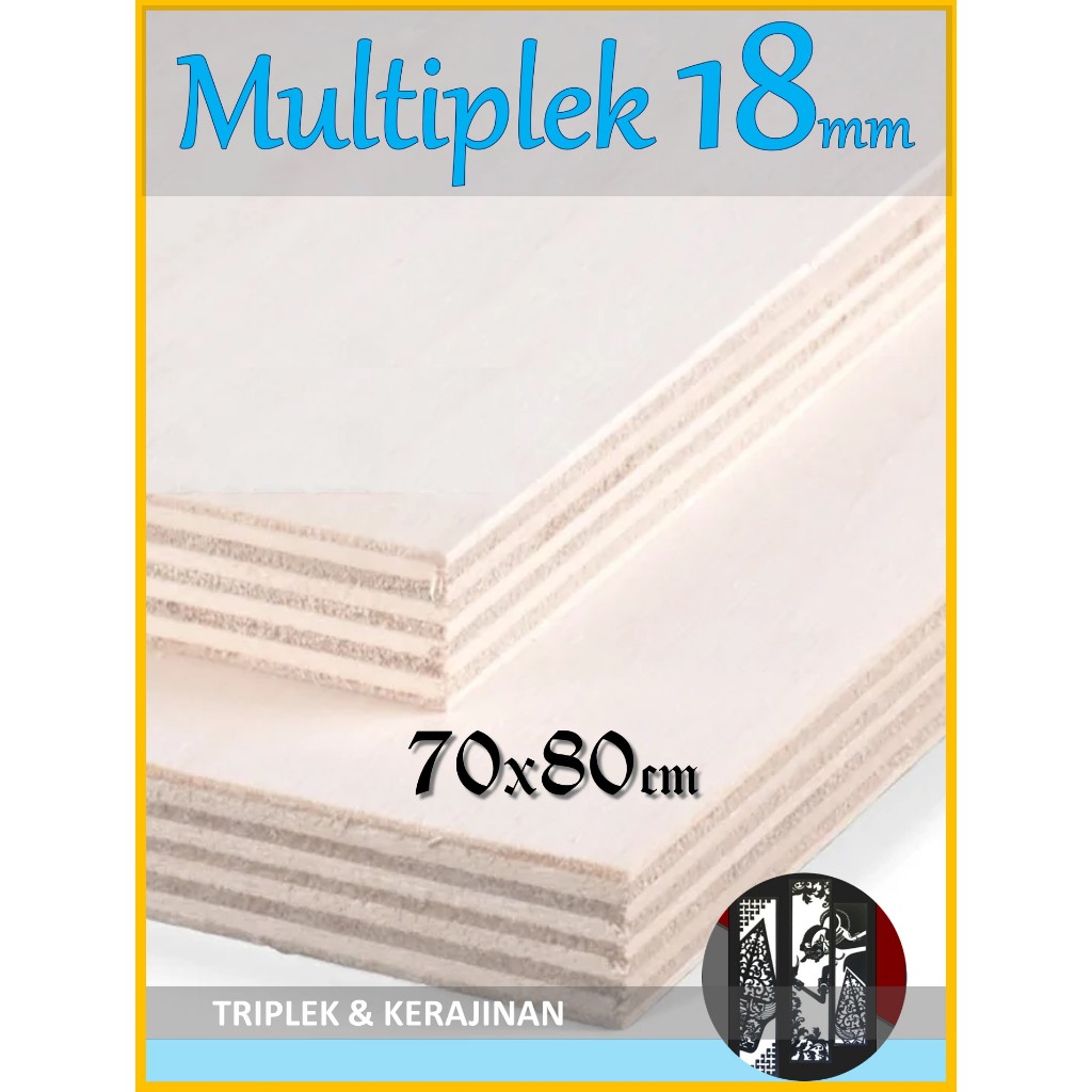Triplek 18mm 70x80 cm Multiplek MDF Melamin Blokmin Blokboard 18 mm 80x70 | 70 x 80 | 80 x 70 cm