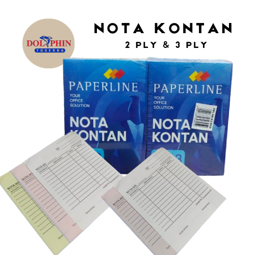 

HARGA PERPCS - BUKU NOTA KONTAN/BUKU BON KECIL PAPERLINE 2 PLY & 3 PLY