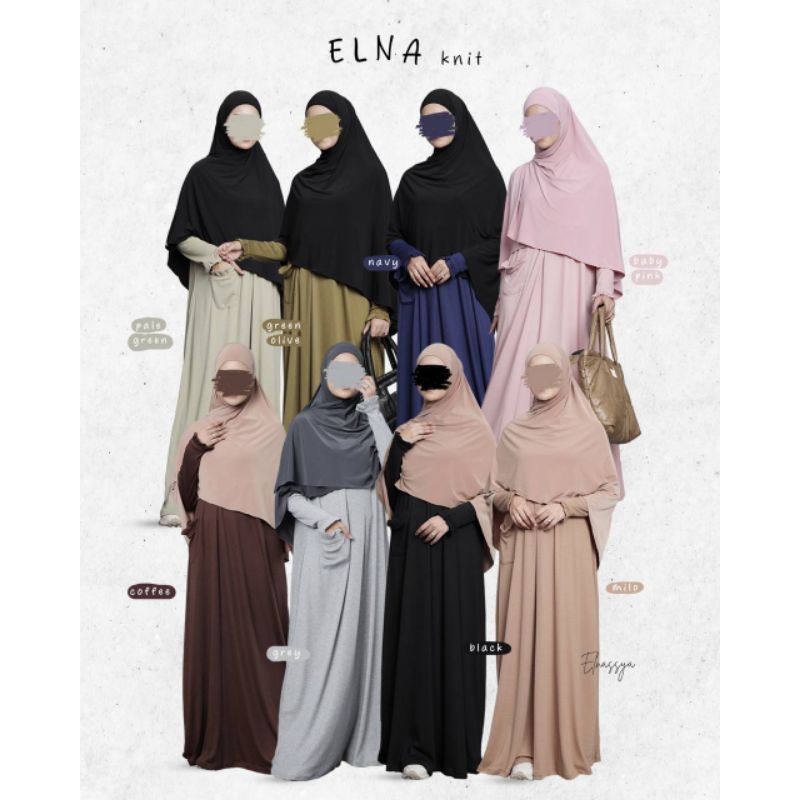 Elna Abaya Knitt Gamis Abaya Knitt Original Azda Ready Stok Balikpapan Gamis Olahraga Gamis Daily Ga
