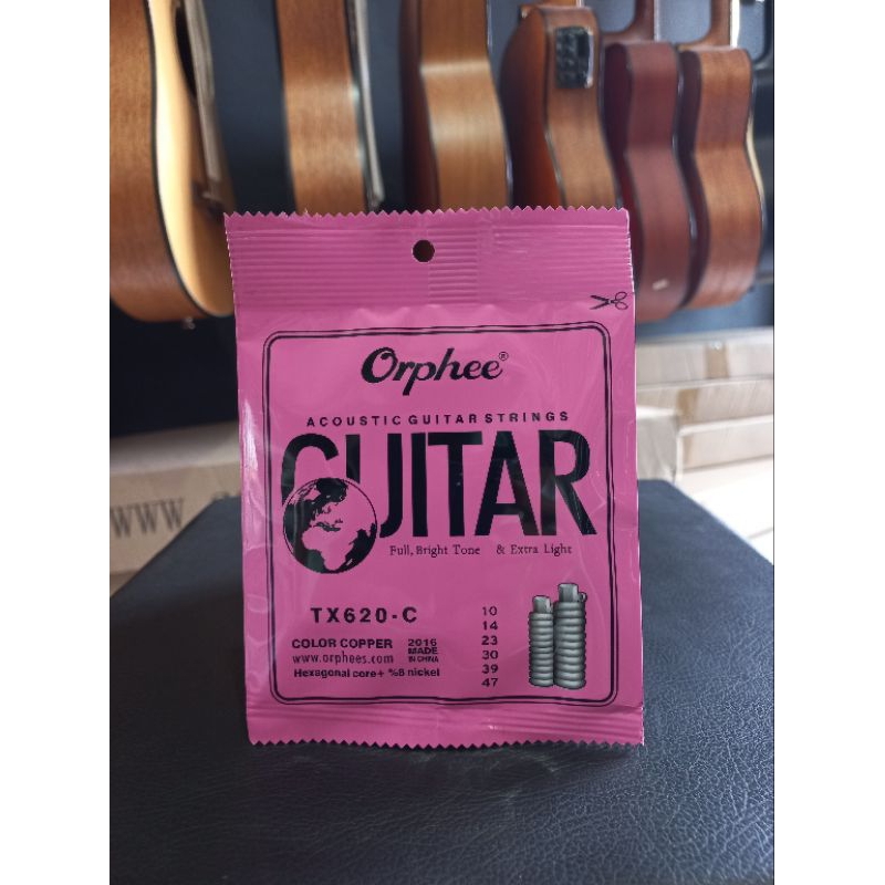 SENAR GITAR ORPHEE TX620 SENAR GITAR WARNA ORPHEE TX620C