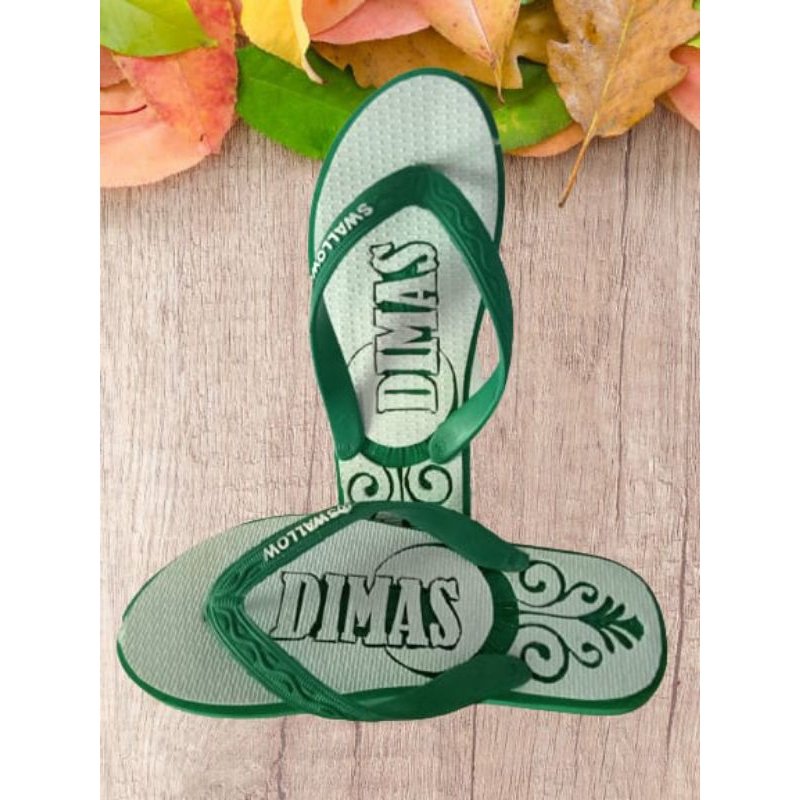 Sandal Swallow Ukir Motif Tulisan Nama