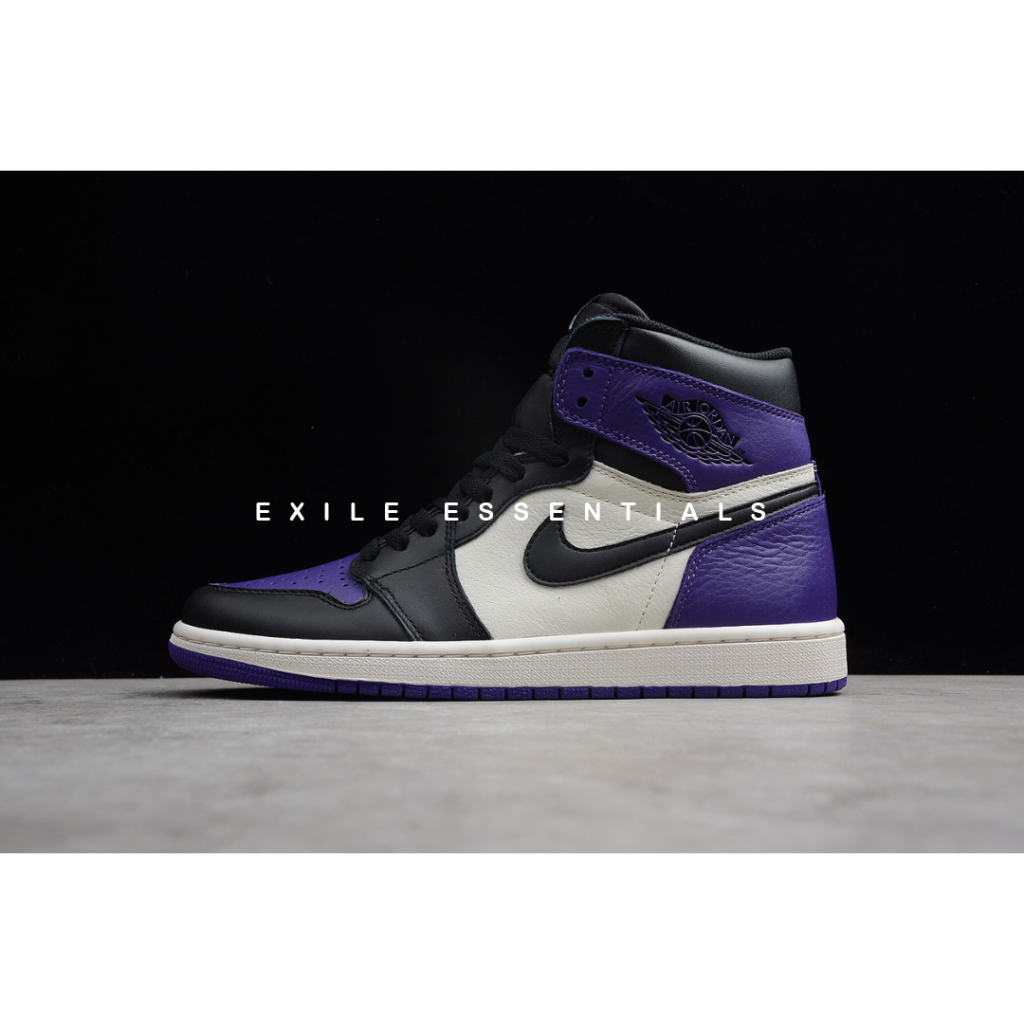 [READY STOCK SIZE 37.5] Nike Air Jordan 1 Retro High OG Court Purple