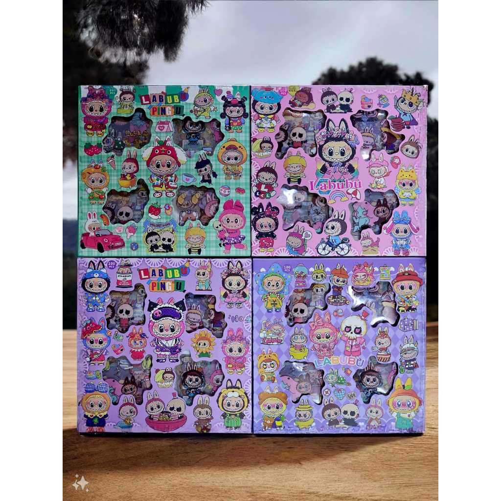 

STIKER LABUBU 2D VIRAL ISI 96 LEMBAR PERBOX