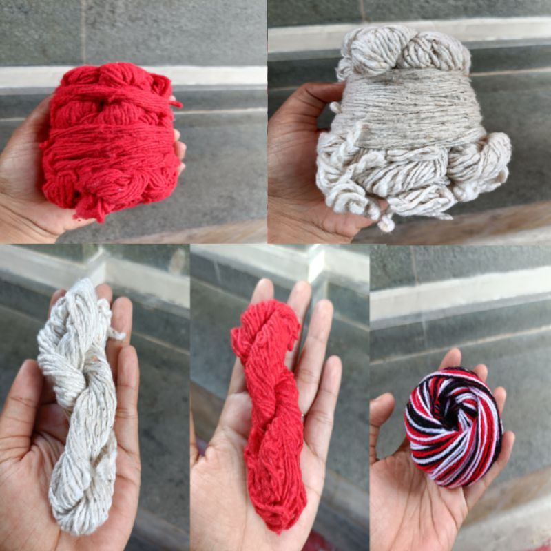Benang Tridatu,Benang Tebus putih,Benang merah