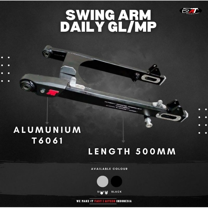 SSWING ARM AREM AITECH GL PRO MAX MEGAPRO ALUMUNIUM ORIGINAL AITECH RACING