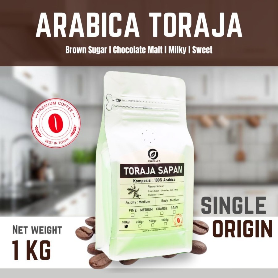 

AROMAYA Kopi Robusta Toraja Robusta Coffee 1 KG