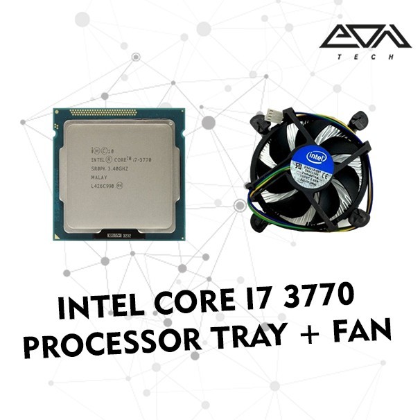 Intel Core i7 3770 Processor Tray + Fan (Socket 1155 | H61) - Cache 8M
