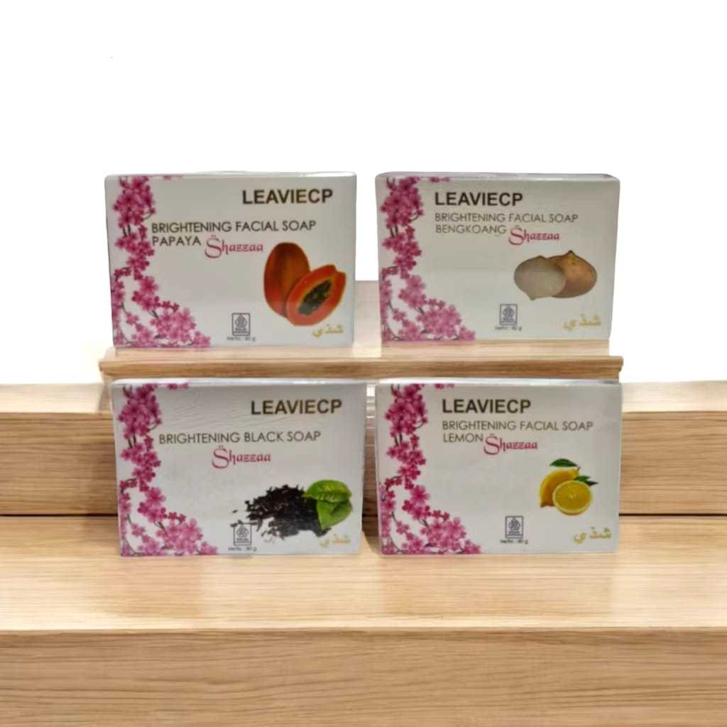 LEAVIECP BRIGHTENING FACIAL SOAP SHAZZAA - SABUN CUCI MUKA LEAVIECP ORIGINAL 100%