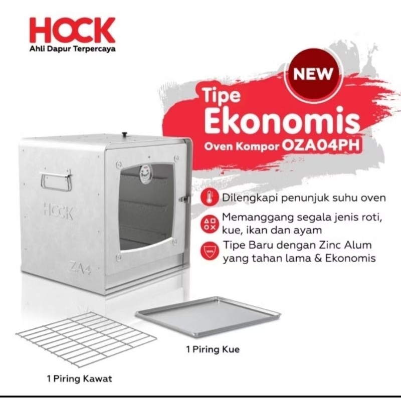 Hock Oven Kompor Tangkring 04 OZA04PH / Oven Kompor No. 4 Putaran Hawa  Tipe Ekonomis KHUSUS BATAM