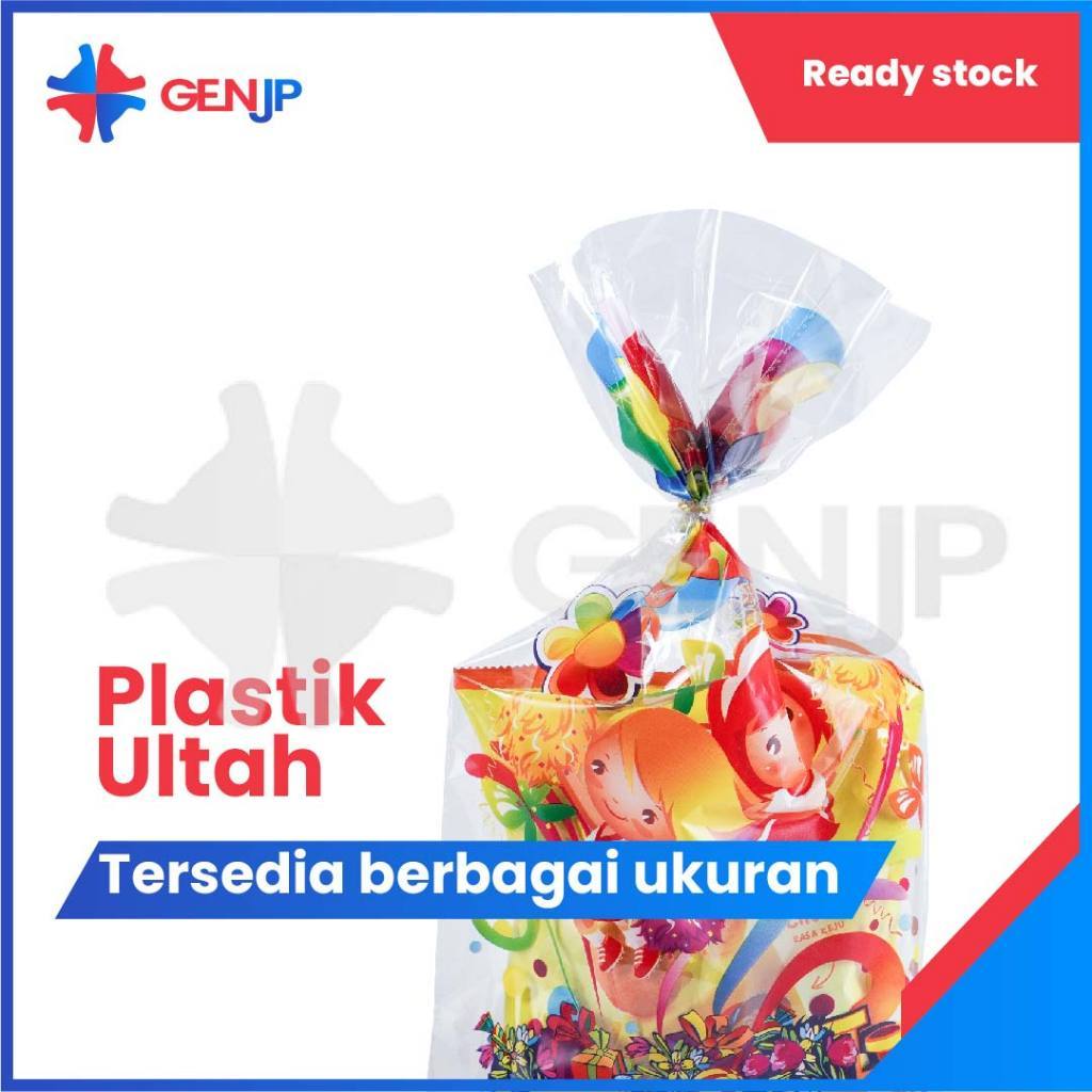 

PLASTIK ULANG TAHUN MOTIF UKURAN 24X45 ISI 20 LEMBAR + PITA KAWAT / BUNGKUS SNACK / KEMASAN ULTAH
