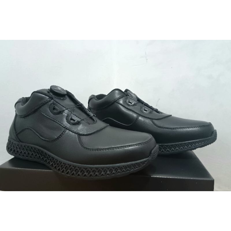 Sepatu Pdh Tali Putar Kulit Asli DINAS LAPANGAN TNI POLRI SATPAM