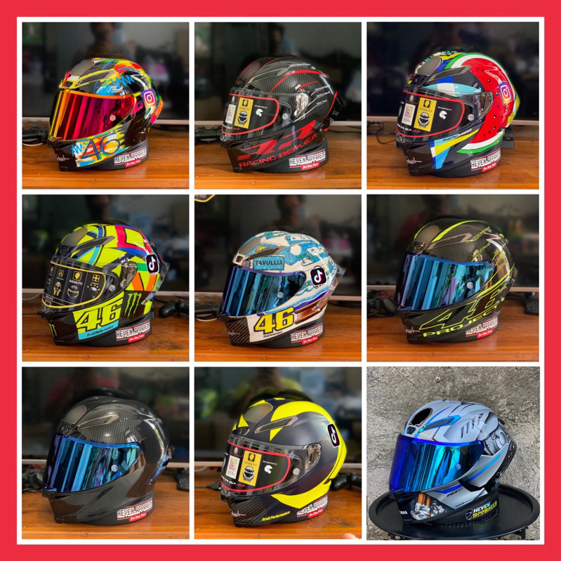 Helm pista gpr gprr clone not shoei kyt