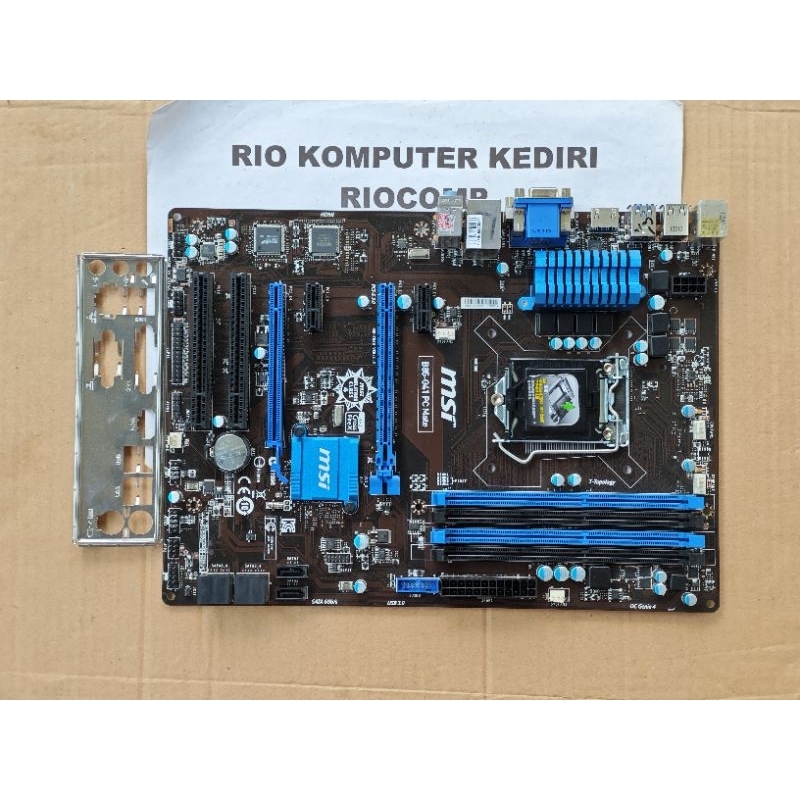 mobo msi b85 g41 pc mate chipset intel lga 1150 setara h81 h87 h97