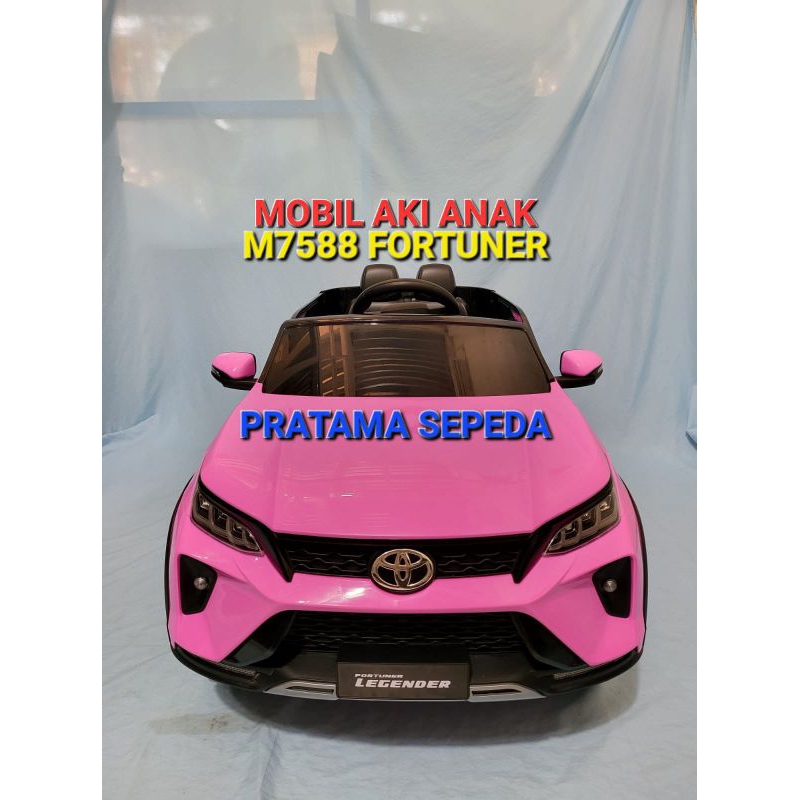 Mobil Aki Anak Toyota Fortuner Legender M7588 Ada Remote Control Lampu Dan Musik