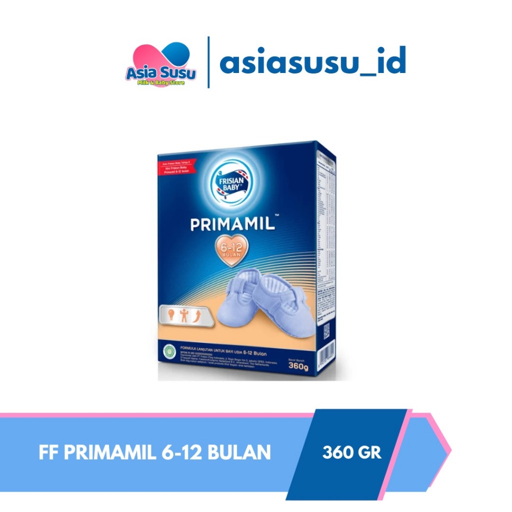 Frisian Flag Primamil 360gr Susu Formula Bayi ( 0-6 ) Bulan / ( 6-12 ) Bulan
