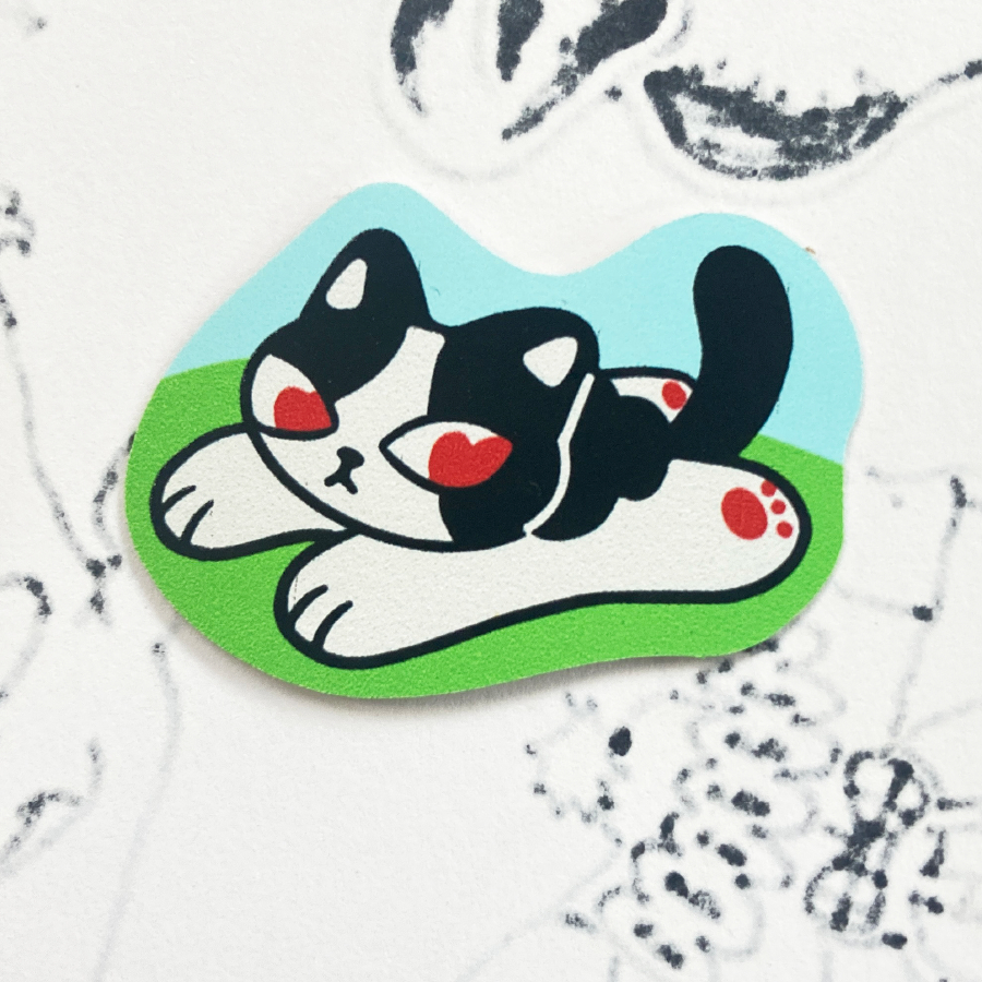 

Stiker Kucing Nyebrang