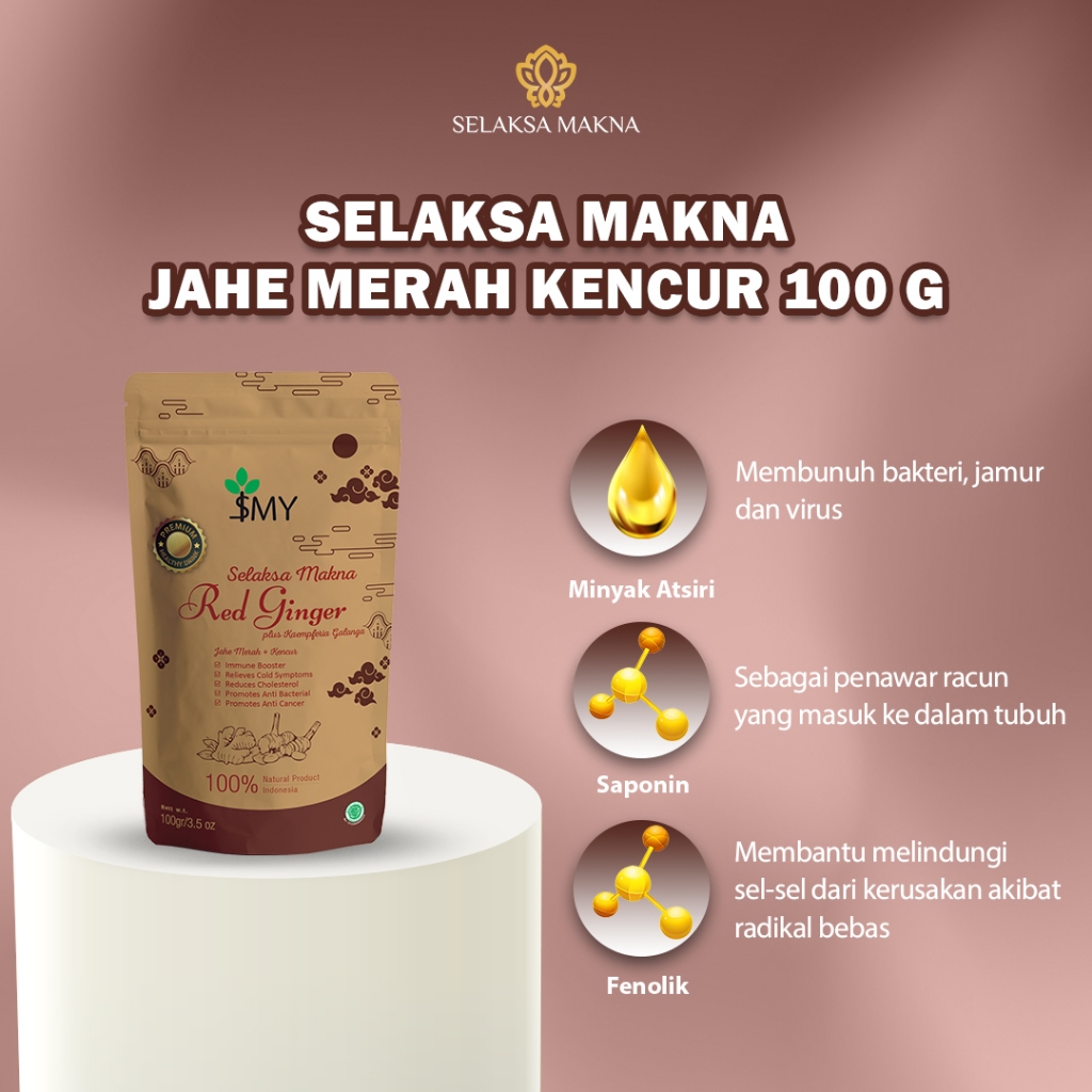 

SELAKSA MAKNA Jahe Merah Kencur Pouch 100gr