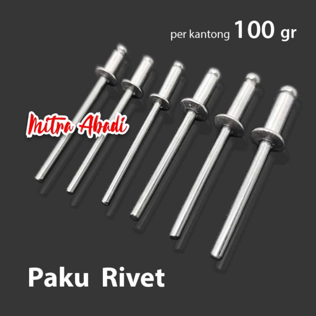Paku Rivet / Paku Keling / Paku Tembak 3.2mm 4mm 5mm