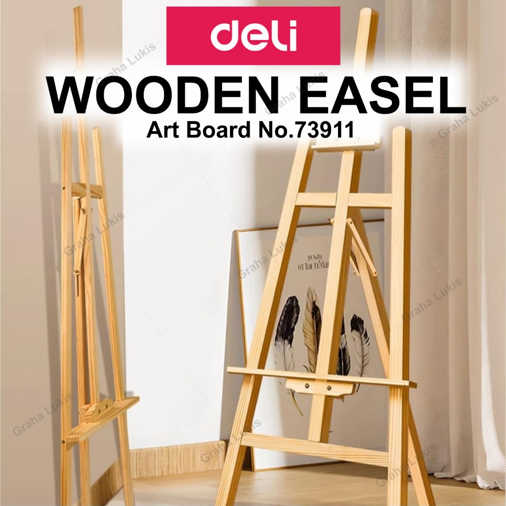

Deli Wooden Easel Art Board