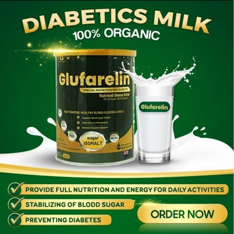 

Susu GLU-FARELIN Susu Kesehatan tubuh - SUSU KESEHATAN DIABETES - SUSU KESEHATAN JANTUNG - SUSU KESEHATAN TULANG