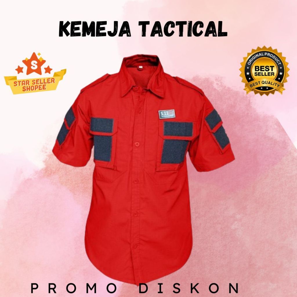 Kemeja Tactical Hunter  - Baju Tactical Dari Size Terkecil hingga Big Size M L XL XXL XXXL XXXXL 4XL