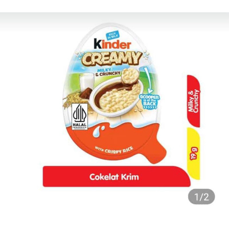 

KINDER Creamy Milk n Crunchy 19 Gram