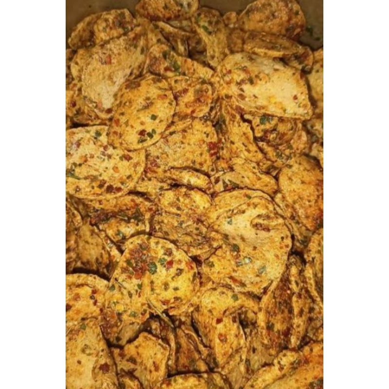 

Basreng koin pedas daun jeruk 500 gr