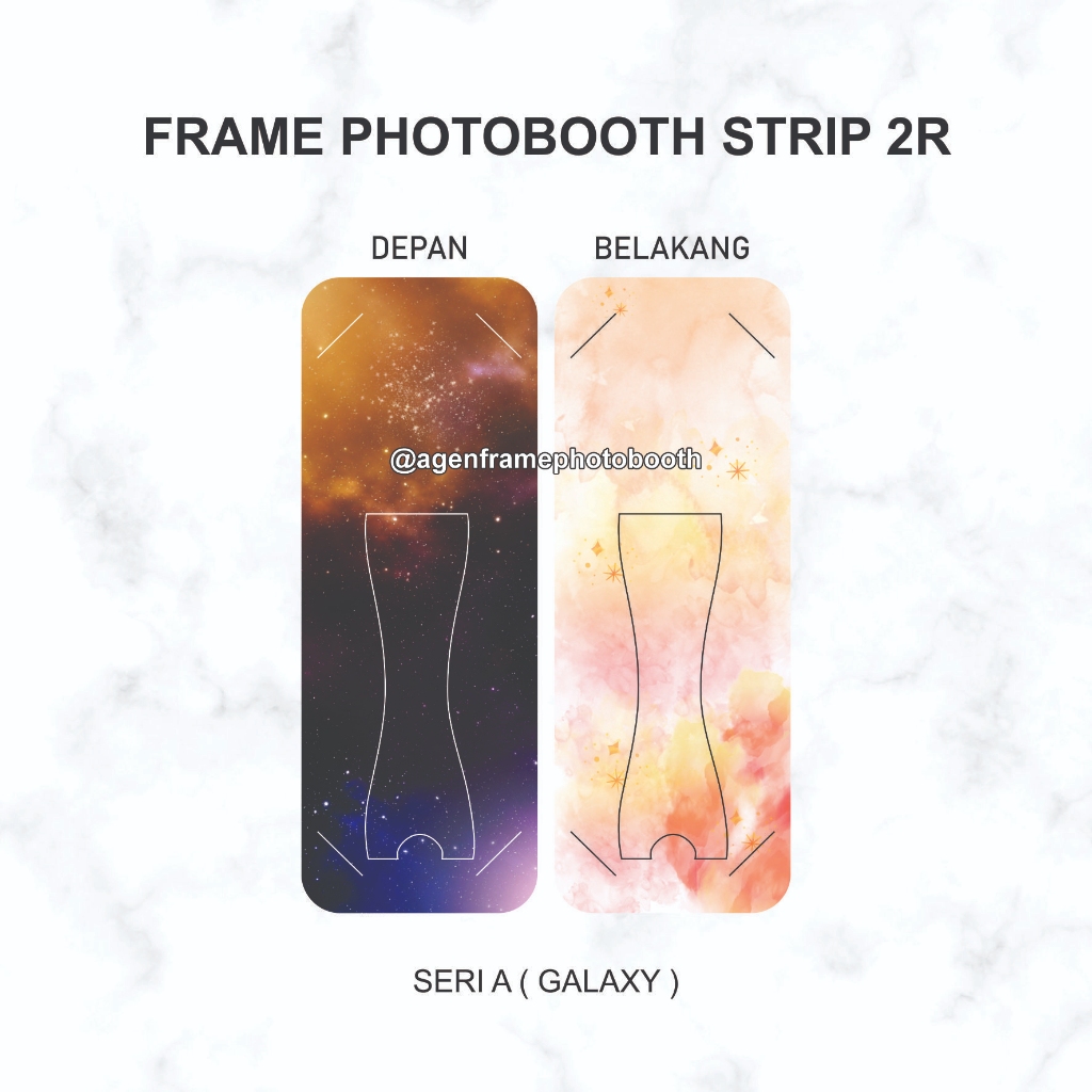 FRAME PHOTOBOOTH STRIP / 2R MURAH