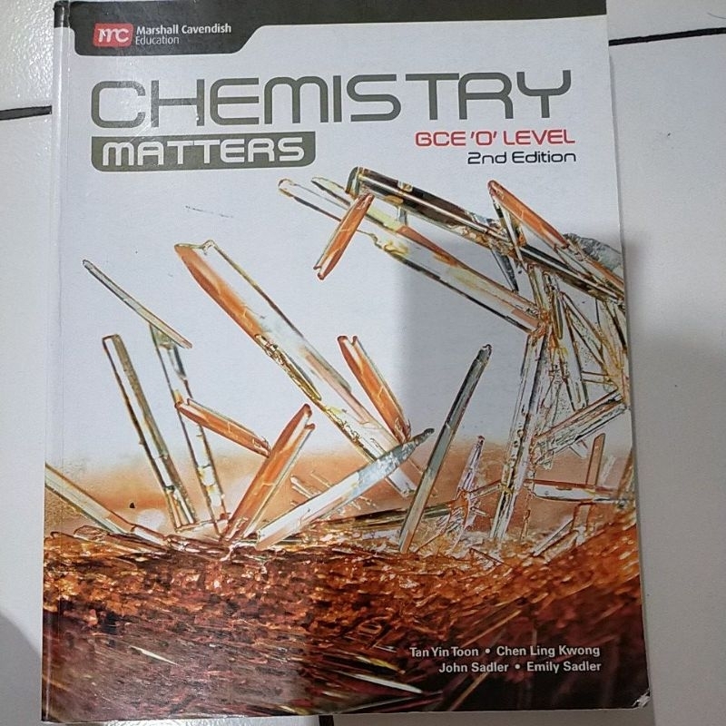 

BUKU Chemistry Matters GCE 'O' LEVEL 2nd edition