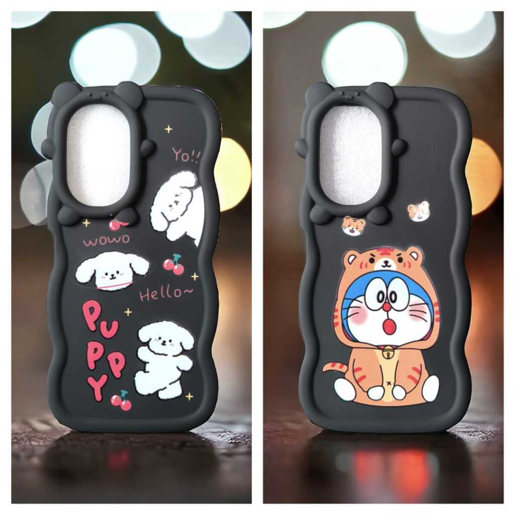 [ SAMSUNG A03 / A05 / A05S / A15 / A15 ] CASE CURLY HEADTOON SOFTCASE CORAK SPONGEBOB WINNIE THE POO