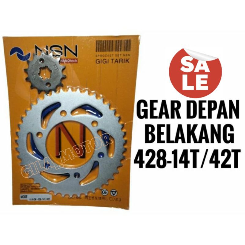 Gear Depan Belakang Vixion New