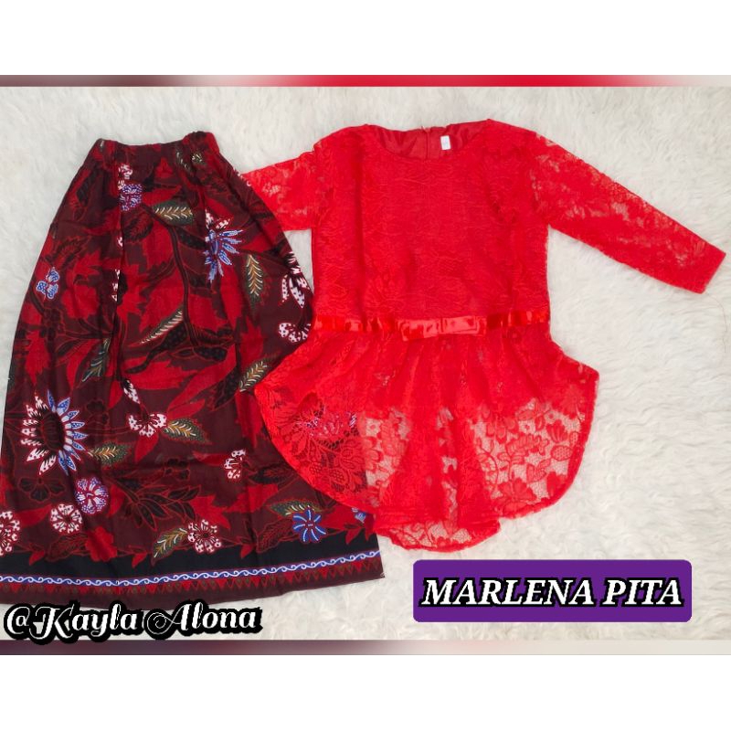 KEBAYA MARLENA KHAS MADURA / BAJU MARLENA ANAK MODEL PITA