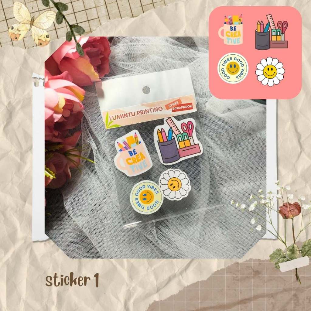 

STICKER DIY AESTHETIC SCRAPBOOK