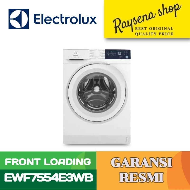 ELECTROLUX MESIN CUCI FRONT LOADING WASHER 7.5 Kg EWF7554E3WB / EWF7554E3 / EWF755