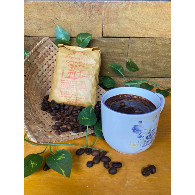 

Kopi Robusta mix Arabica (100% Kopi Murni) - Kopi Cap Bis Kota