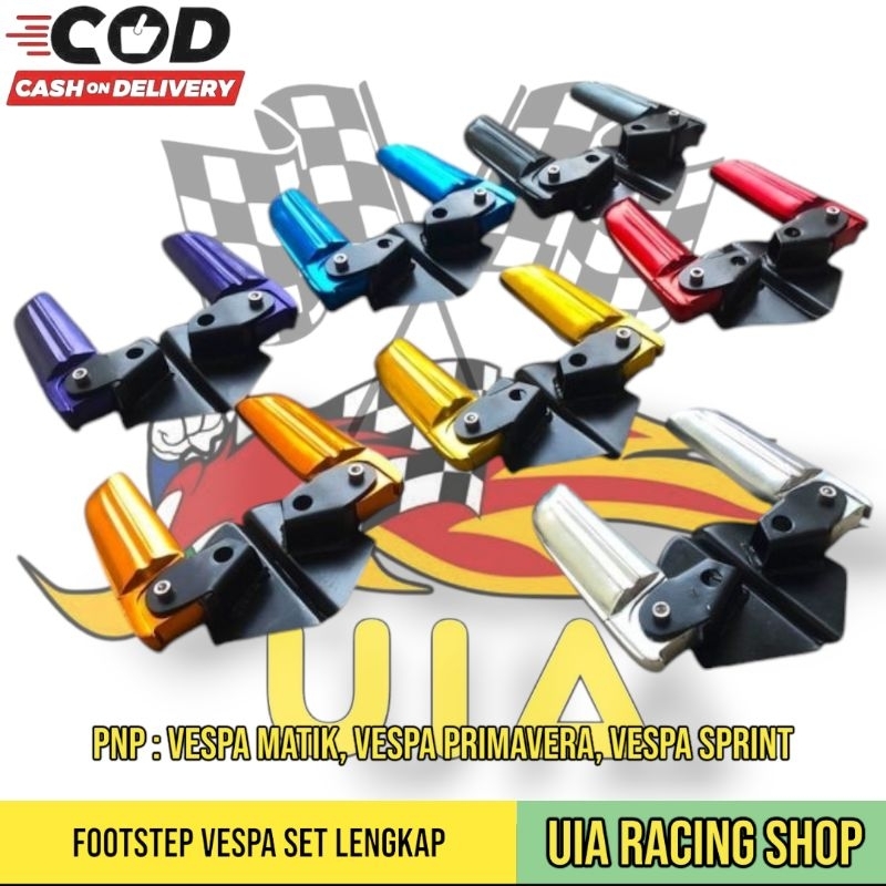 Footstep Vespa Matic/ Footstep Vespa Primavera / Footstep Vespa Sprint / Pijakan Kaki Vespa