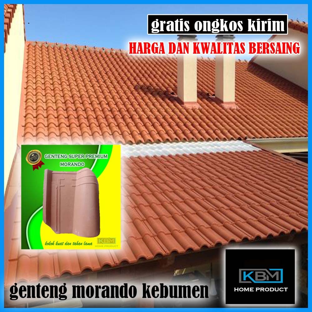 genteng morando super kebumen tmg free ongkir