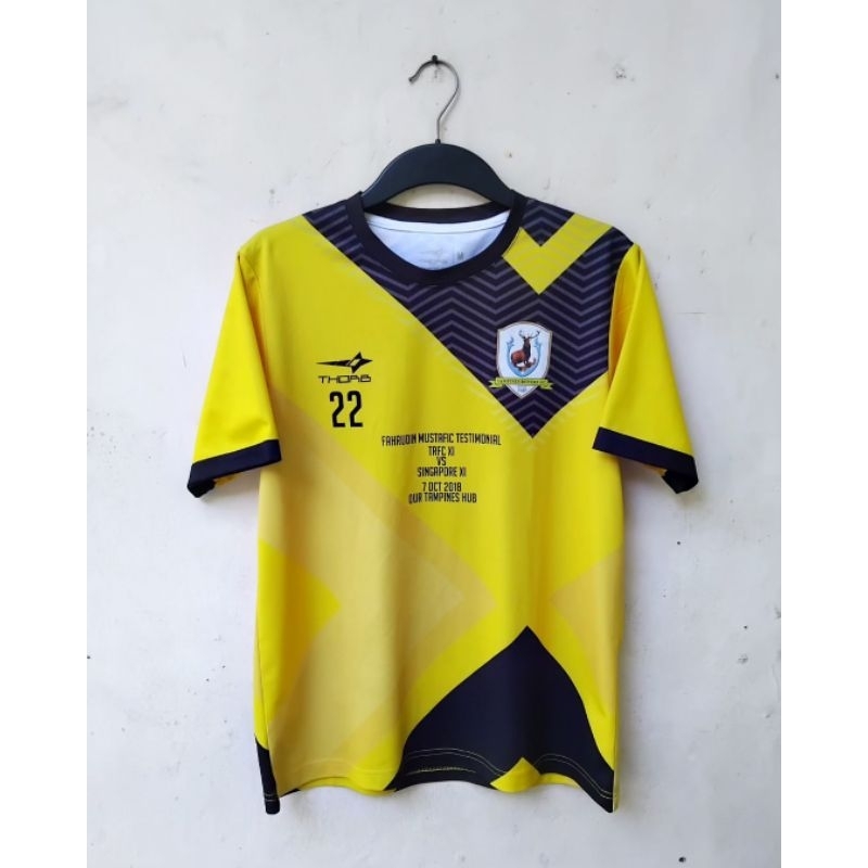 Jersey Baju Bola Tampines Rovers Testimonial Match Fahrudin Mustafic MW Matchworn Yasir Hanapi Origi
