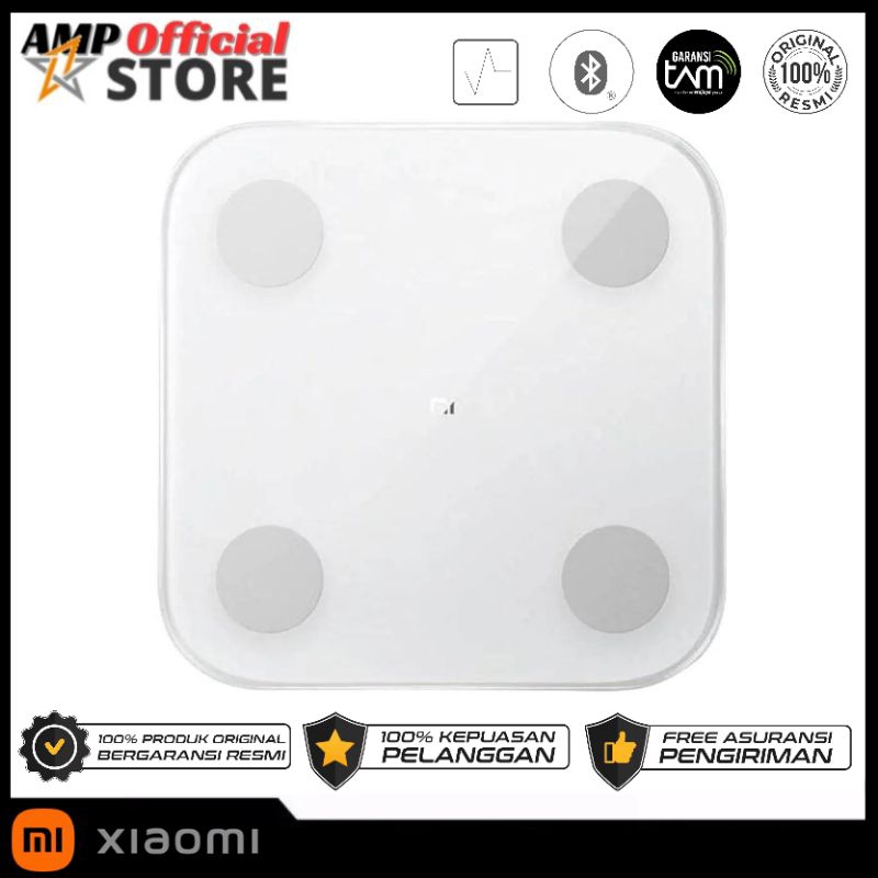 Timbangan Badan XIAOMI XMTZCO5HM MI SMART SCALE 2Pro BMI Versi Global language Original Garansi TAM 