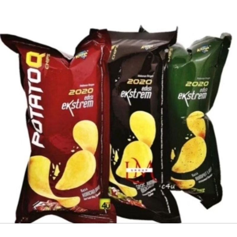 

PotatoQ Snack Kripik Kentang Isi 5 pcs # Termurah New Produk