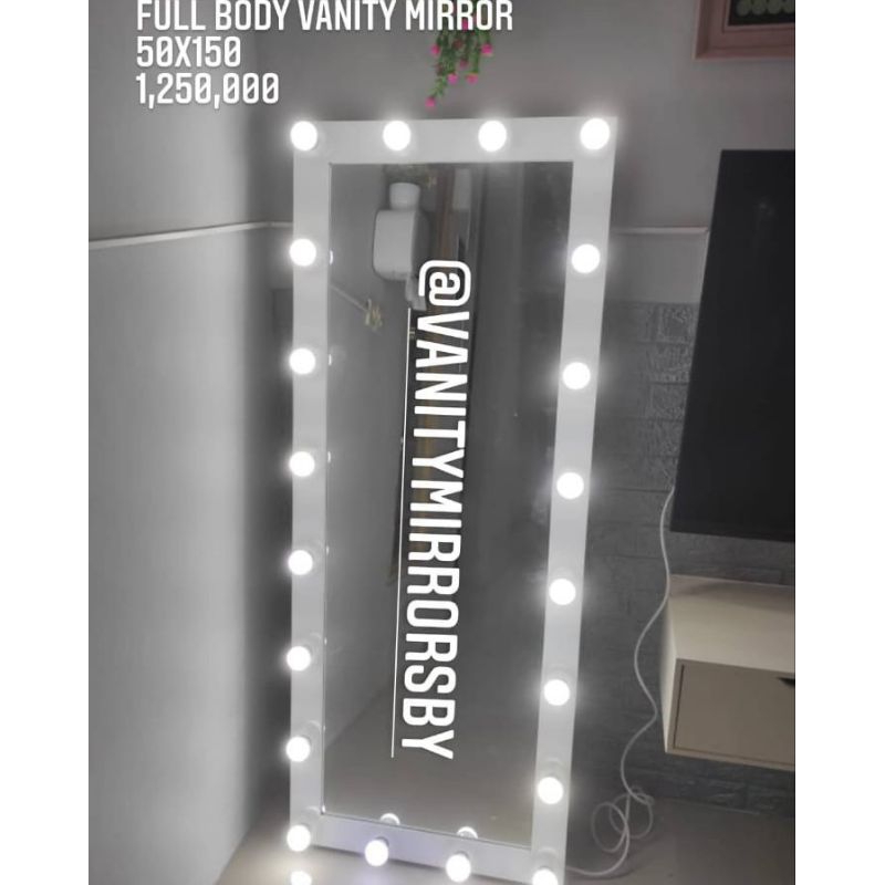 SALE SALE READY STOCK SIAP KIRIM FULL BODY VANITY MIRROR CERMIN BADAN LAMPU