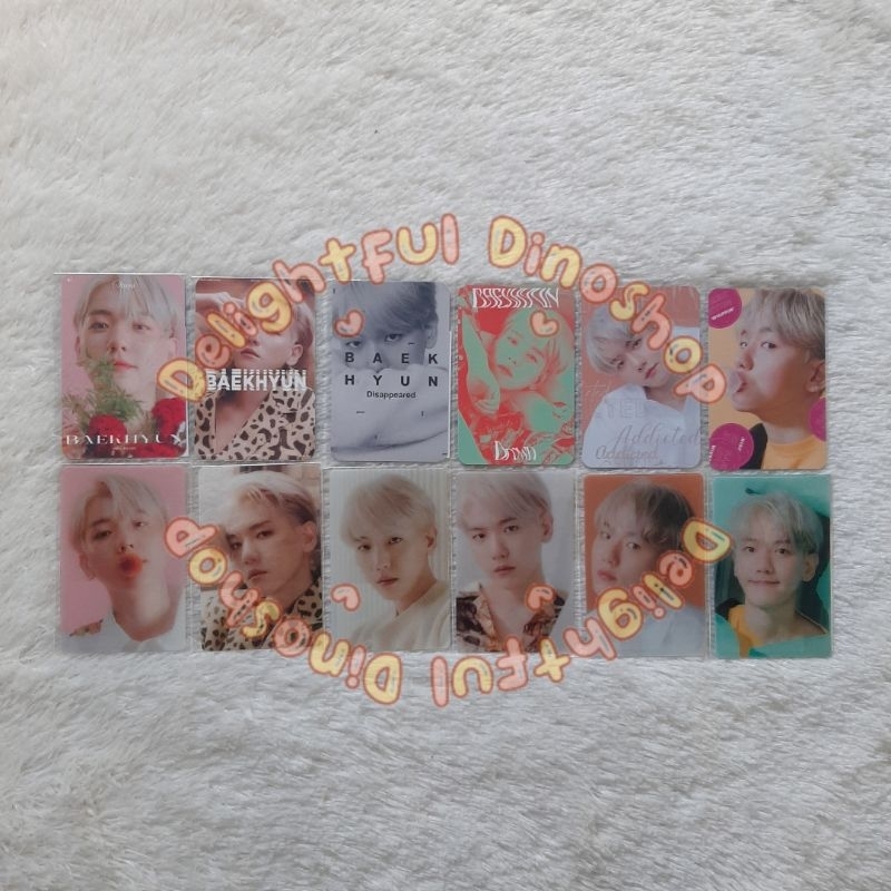 (READY STOCK) EXO BAEKHYUN GET YOU ALONE JAPAN ALBUM POB EXO-L JAPAN MUMO PHOTOCARD PC STARS DISSAPE