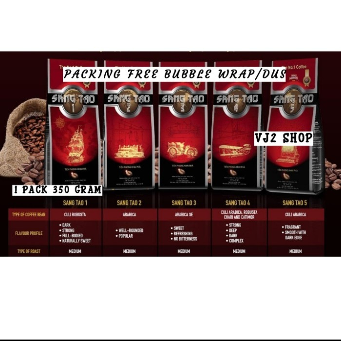 

Best-Promo Kopi Vietnam Trung Nguyen Coffee Sang Tao