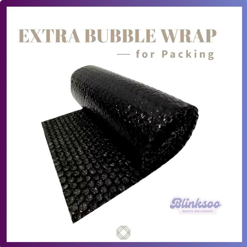 

BUBBLE WRAP EXTRA - EXTRA BUBBLE WRAP / Tambahan Packing